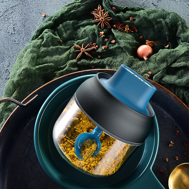 280ml Clear Glass Seasoning Jar Spice Dispensing Bottle with Spoon Oil Brush Honey Stick (BPA-Free No FDA Certificate) (BPA-Free No FDA Certificate) 280ml Clear Glass Seasoning Jar Spice Dispensing Bottle with Spoon Oil Brush Honey Stick (BPA-Free No FDA Certificate) (BPA-Free No FDA Certificate)